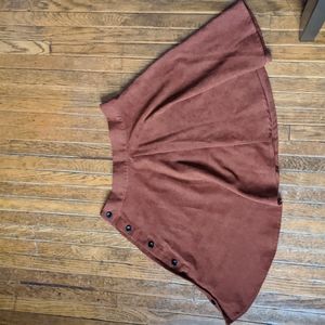 brown skirt